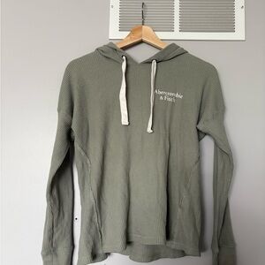 Abercrombie & Fitch Green Hoodie
